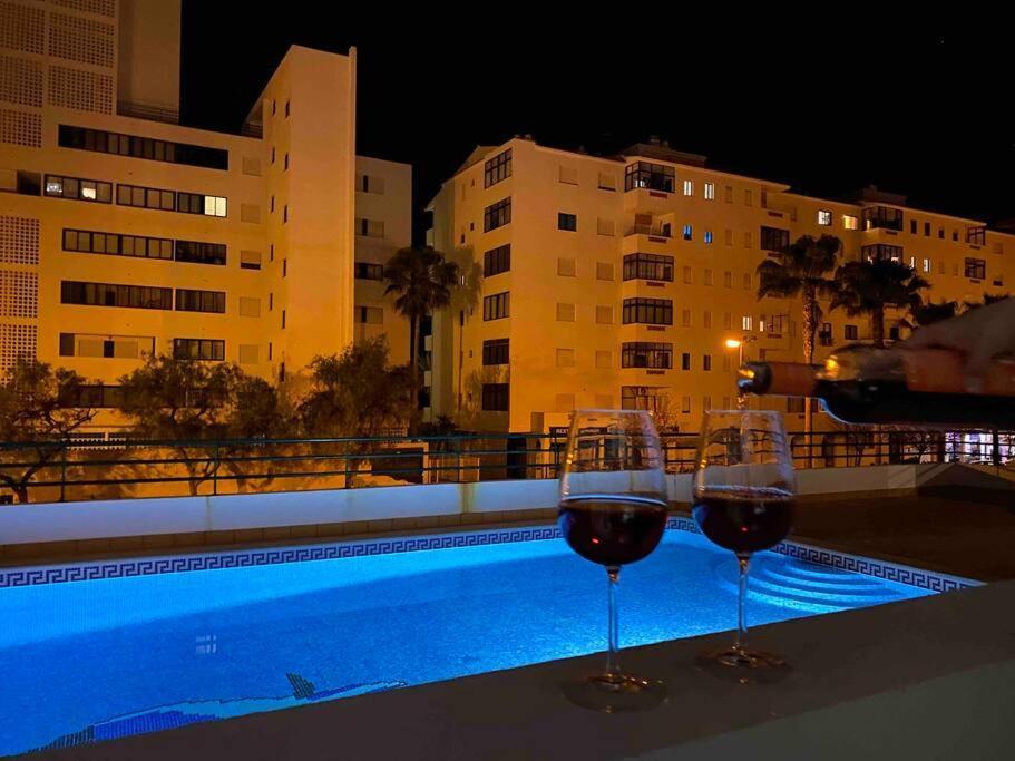 Luxury Modern Beach Apartment Quarteira Ngoại thất bức ảnh